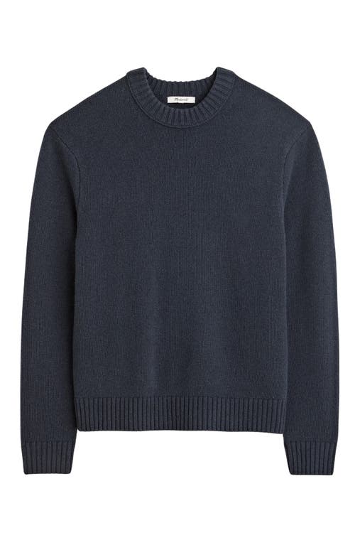 Madewell Wool & Cashmere Blend Sweater In Blue
