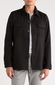 SOUL OF LONDON Melton Shirt Jacket