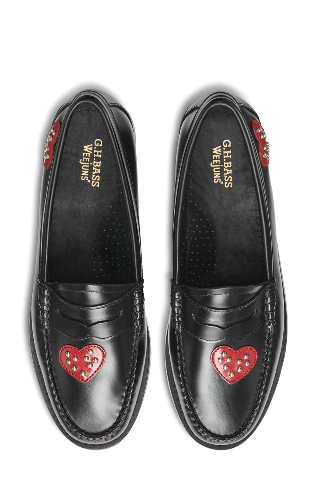 G.H.BASS Penny Love Leather Loafer, Alternate, color, 