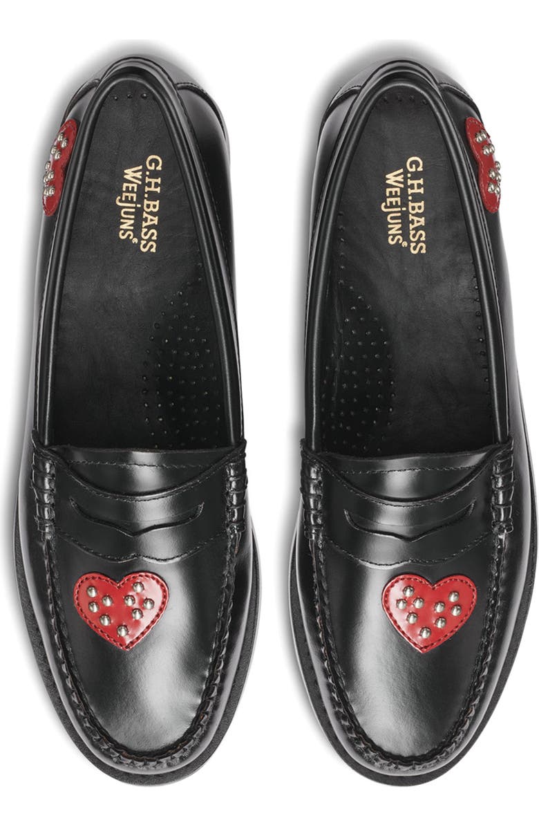 G.H.BASS Penny Love Leather Loafer, Alternate, color,