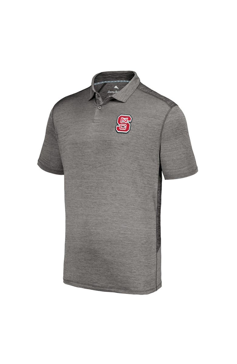 Tommy Bahama Men's Tommy Bahama Gray NC State Wolfpack Delray IslandZone Polo, Alternate, color, 