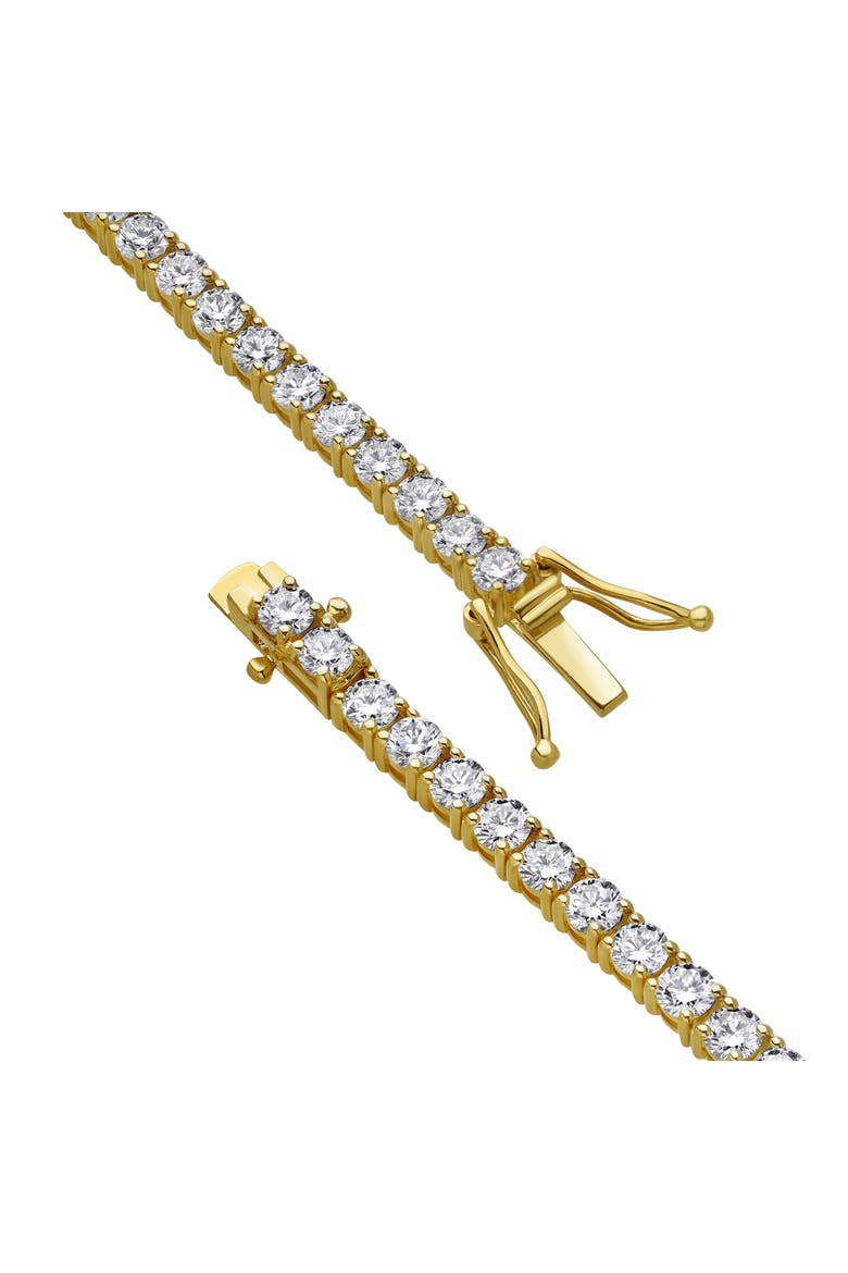 Andros 10K Yellow Gold Lab Grown Diamond Tennis Bracelet - 3.2mm, Alternate, color, 10K Yellow Gold