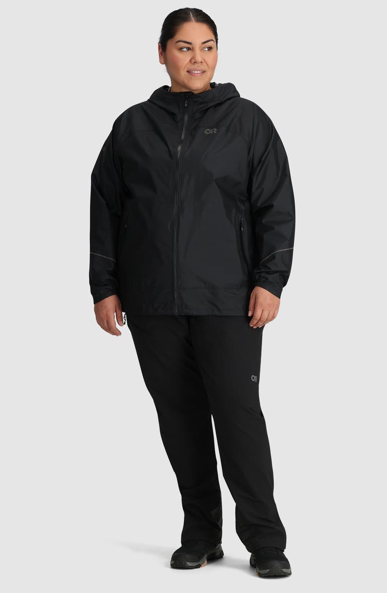 Outdoor Research Helium Rain Ultralight Jacket, Alternate, color, Black