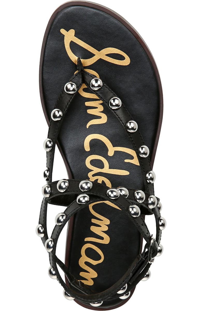 Sam Edelman Elisha Studded Strappy Sandal, Alternate, color,