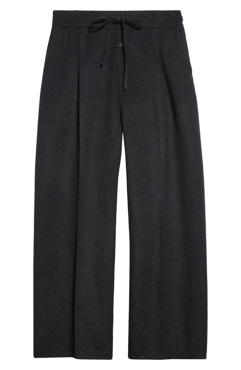 Fear of God Wide Leg Virgin Wool & Cashmere Drawstring Pants, Alternate, color,