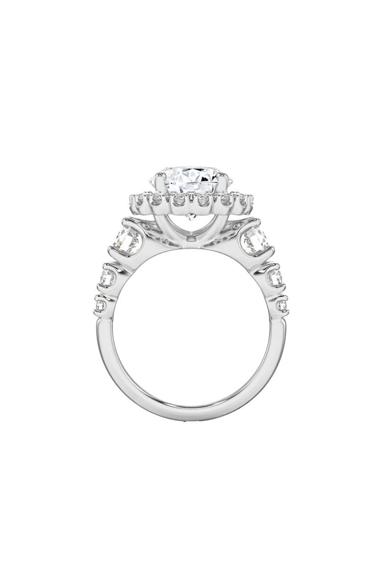 Bliss Diamond 5Ct Halo Round Brilliant Cut Diamond Engagement Ring Lab Grown in 14k Gold, Alternate, color, 