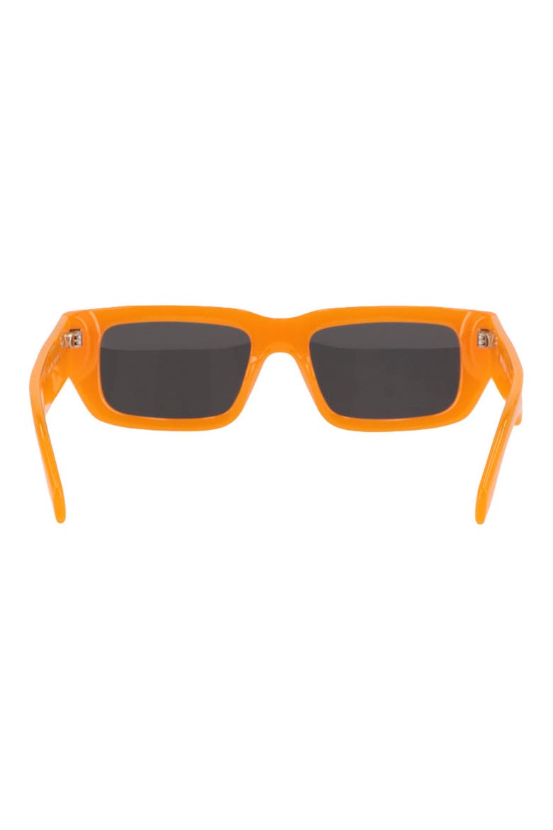 Sutter Rectangular Sunglasses, Alternate, color, NECTARINE DARK GREY