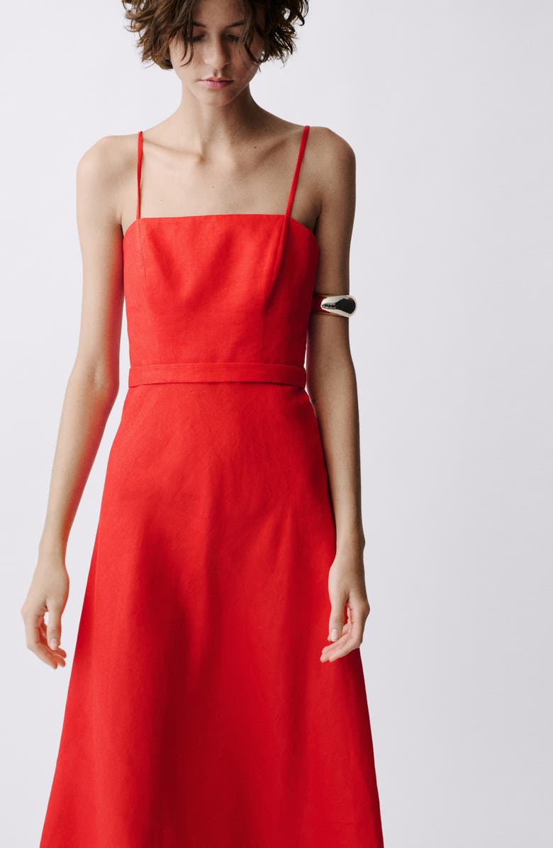 Linen Blend Dress