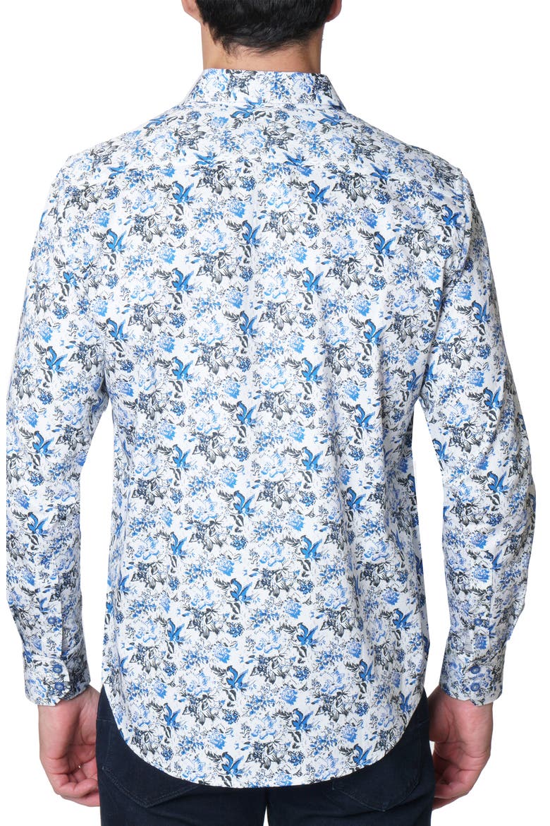 Valdez Long Sleeve Woven Button-Up Shirt, Alternate, color, MULTI