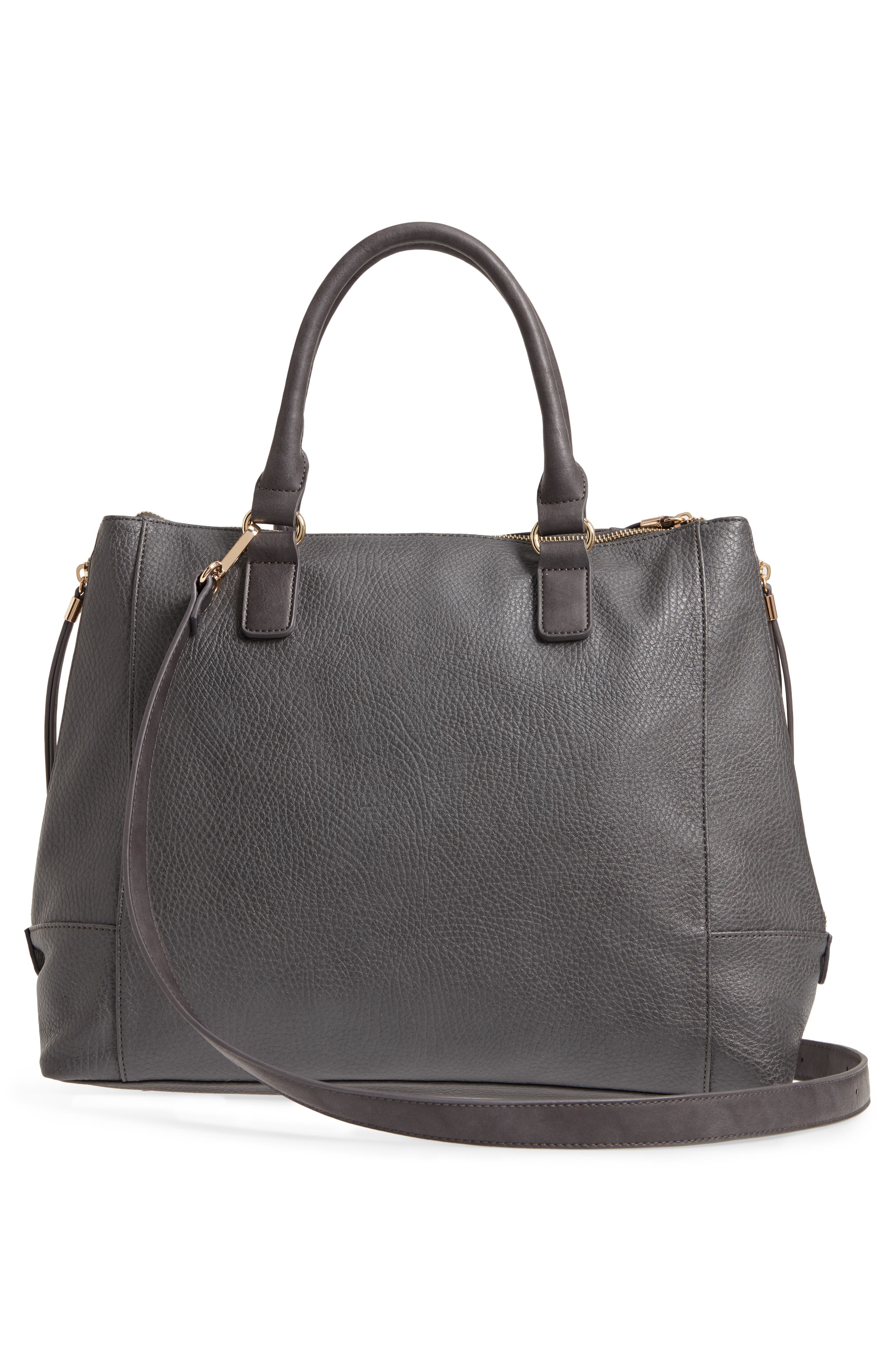 Sole Society 'Susan' Winged Faux Leather Tote, Alternate, color, 