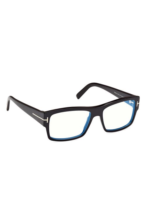 Tom Ford 55mm Square Blue Light Blocking Glasses