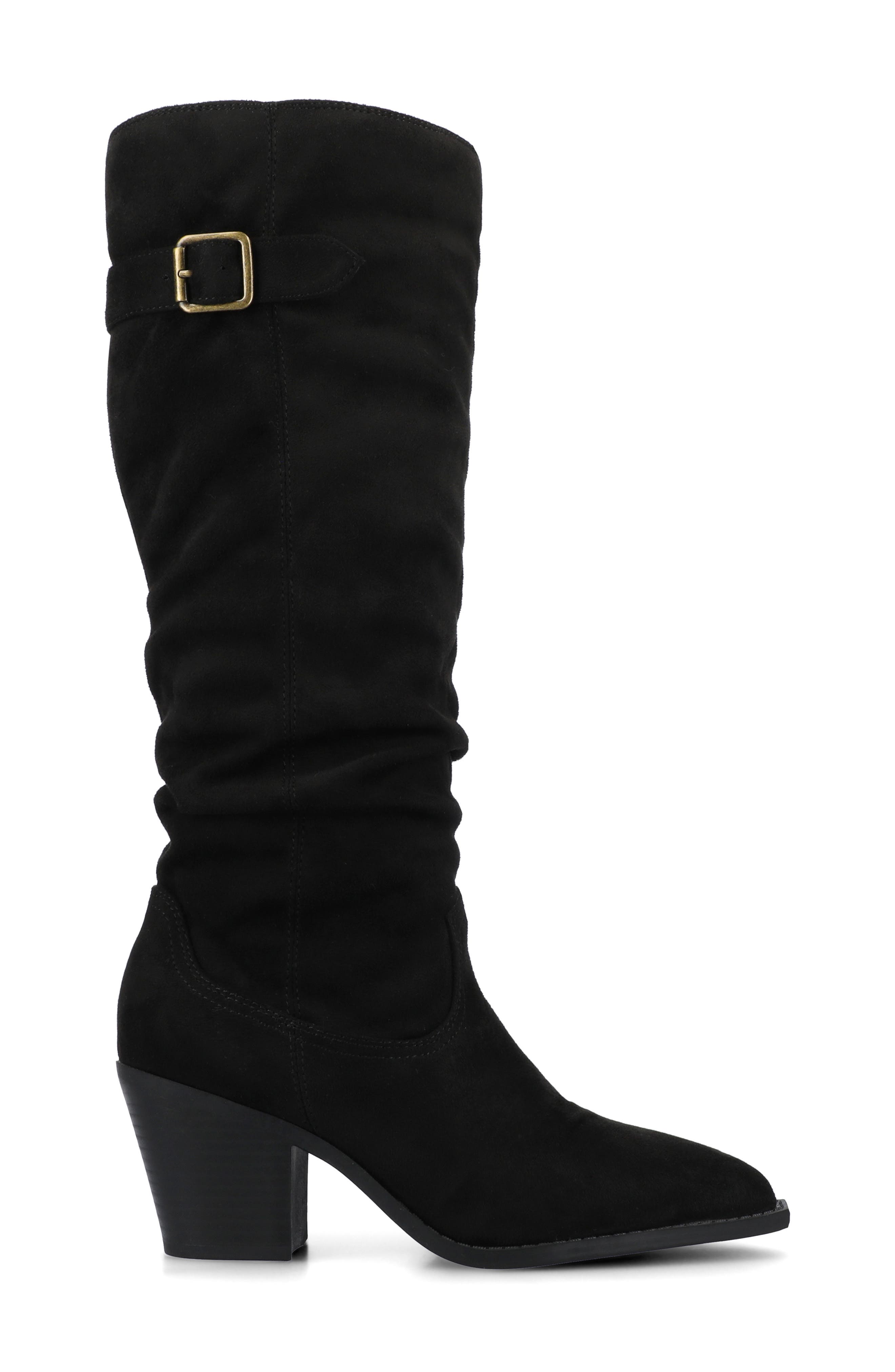 Journee Collection Kaleah Slouchy Boot - Wide Width Available, Alternate, color, Black