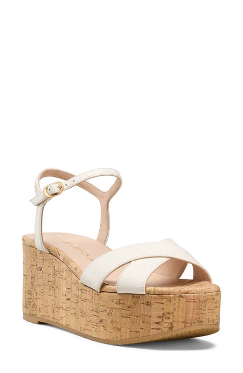 Dayna Ankle Strap Platform Wedge Sandal (Women)