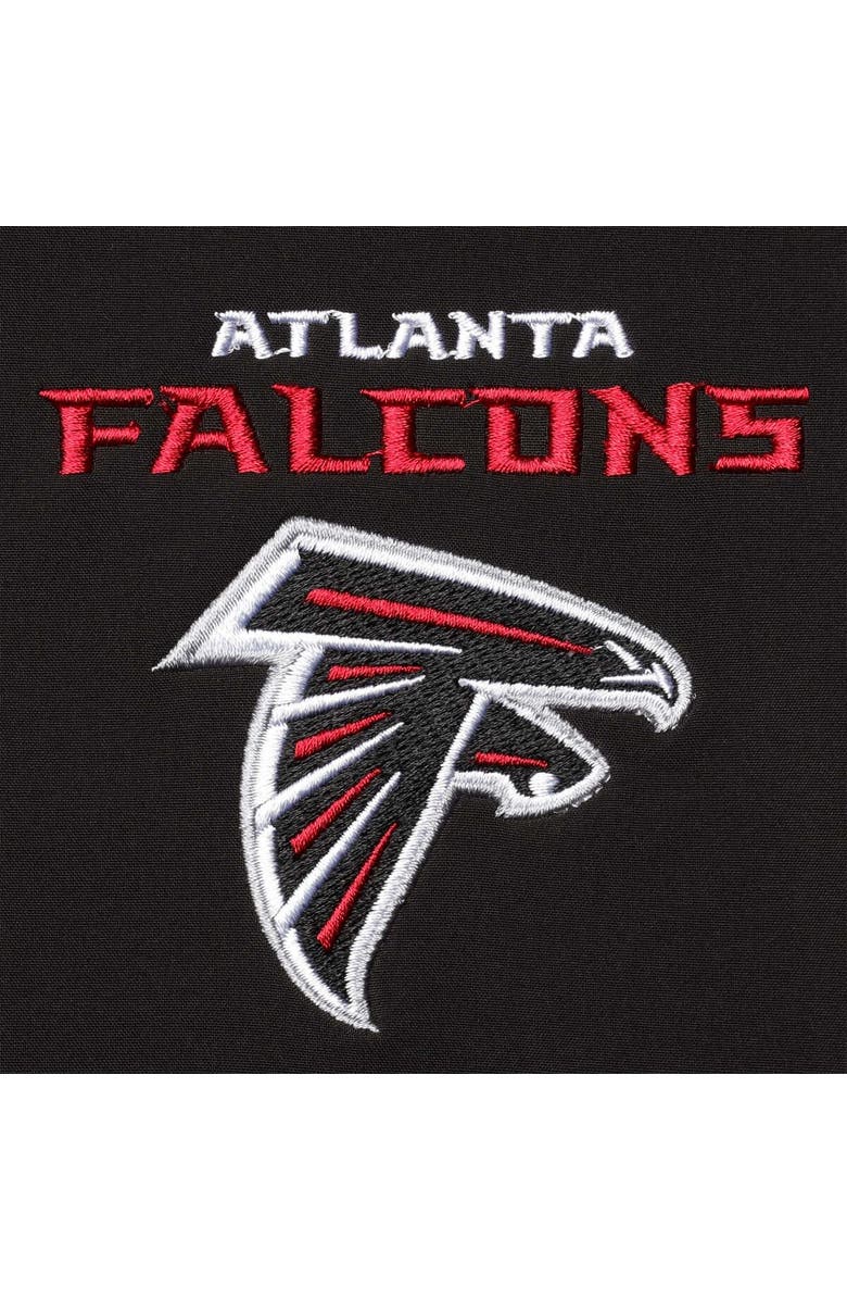 DUNBROOKE Men's Dunbrooke Black Atlanta Falcons Big & Tall Sonoma Softshell Full-Zip Jacket, Alternate, color, Black