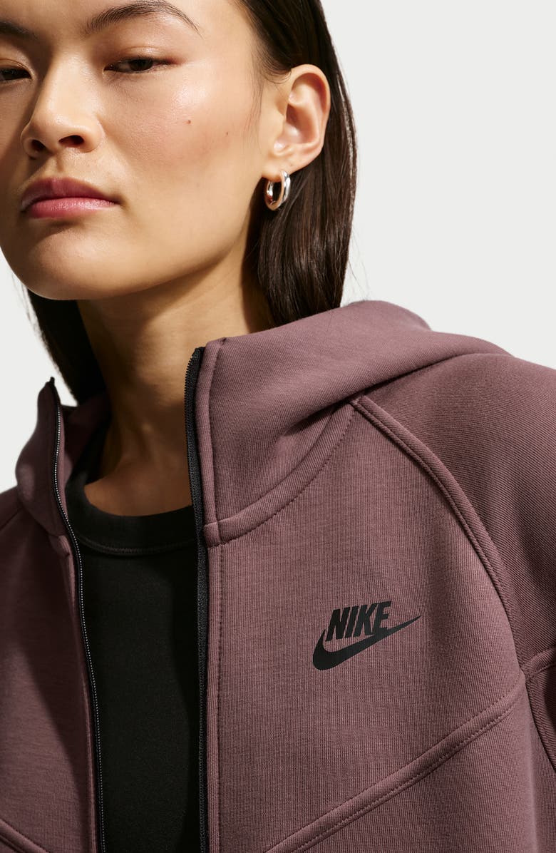 Nike Sportswear Tech Fleece Windrunner Zip Hoodie, Alternate, color, 502 Tattoo/Black