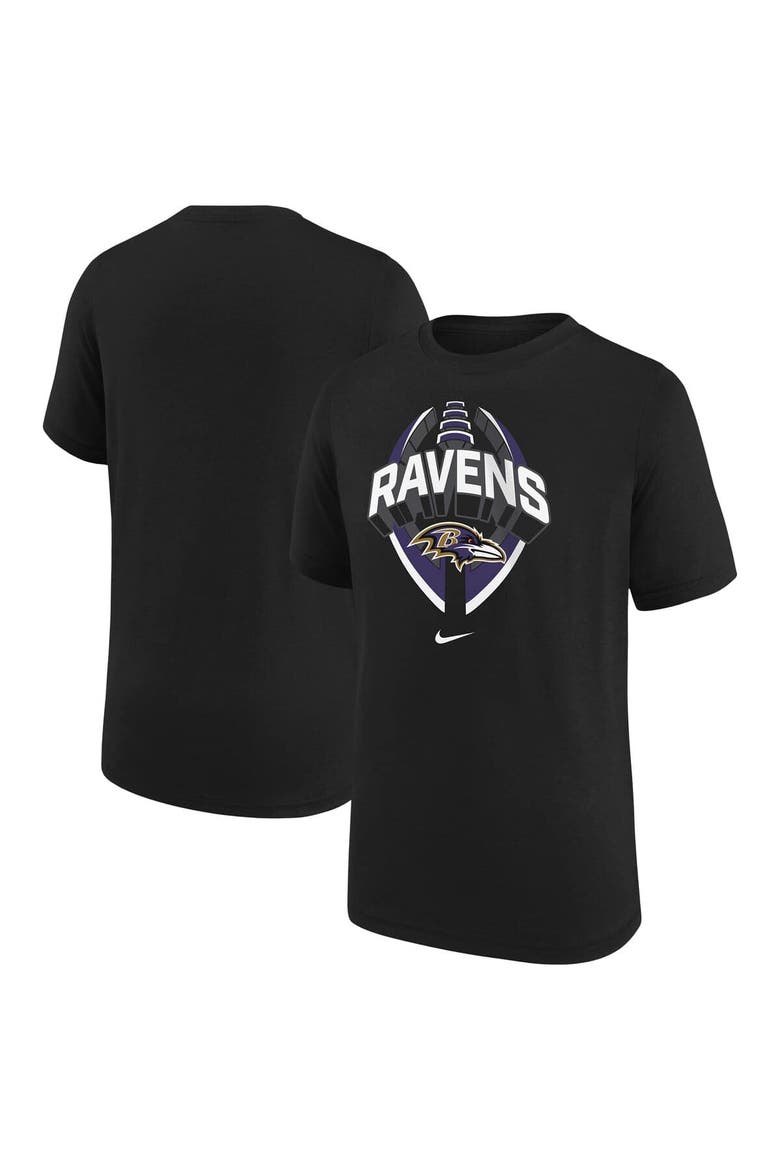 Youth Nike Black Baltimore Ravens Icon Legend T-Shirt, Main, color, Black