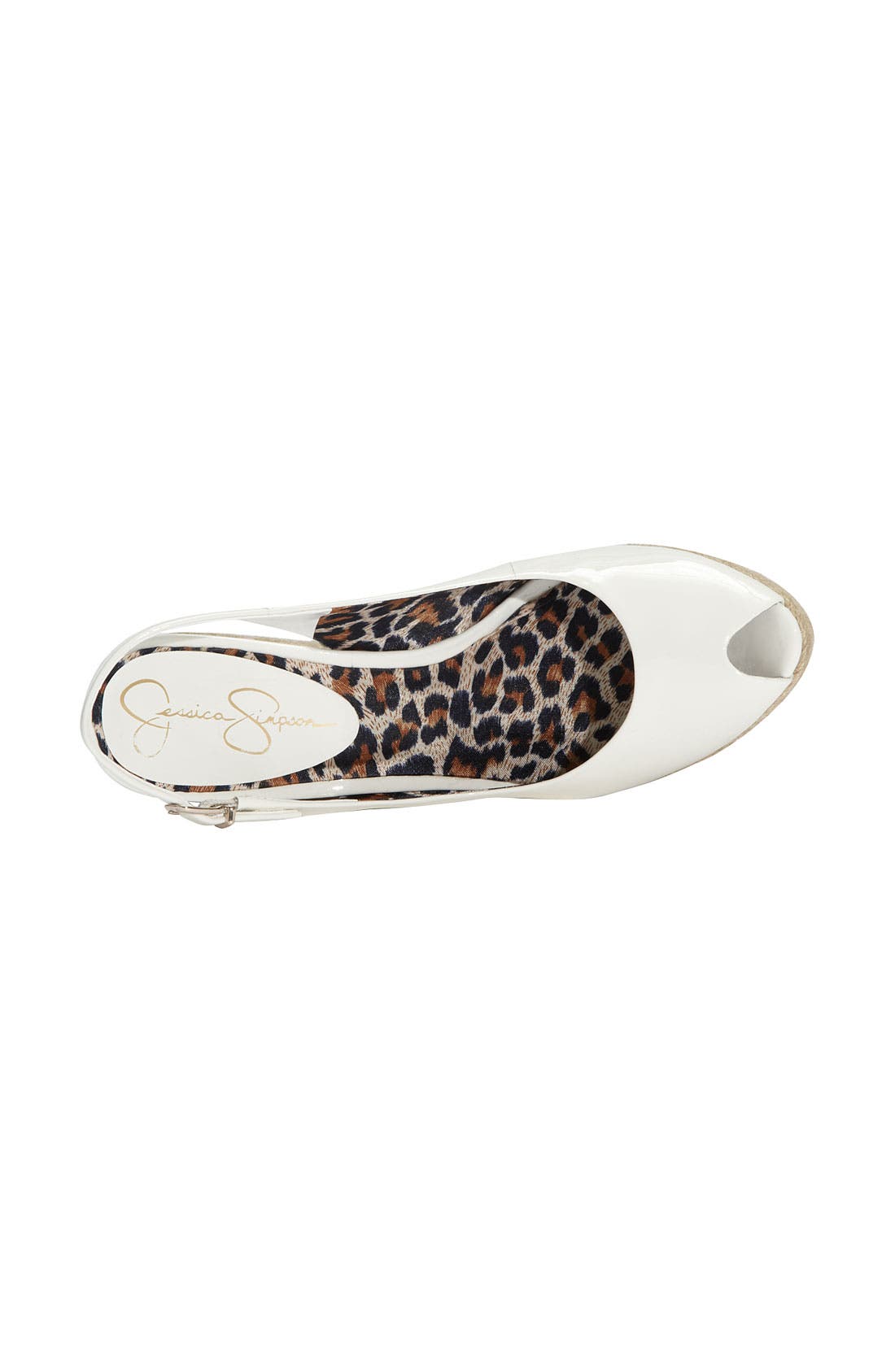 'Jungle' Espadrille Sandal, Alternate, color, WHITE