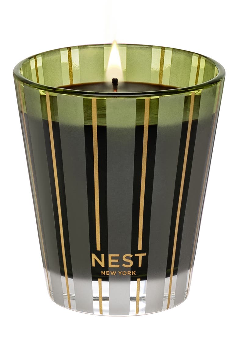 Pistachio Wild Fig Scented Candle, Main, color, GREEN