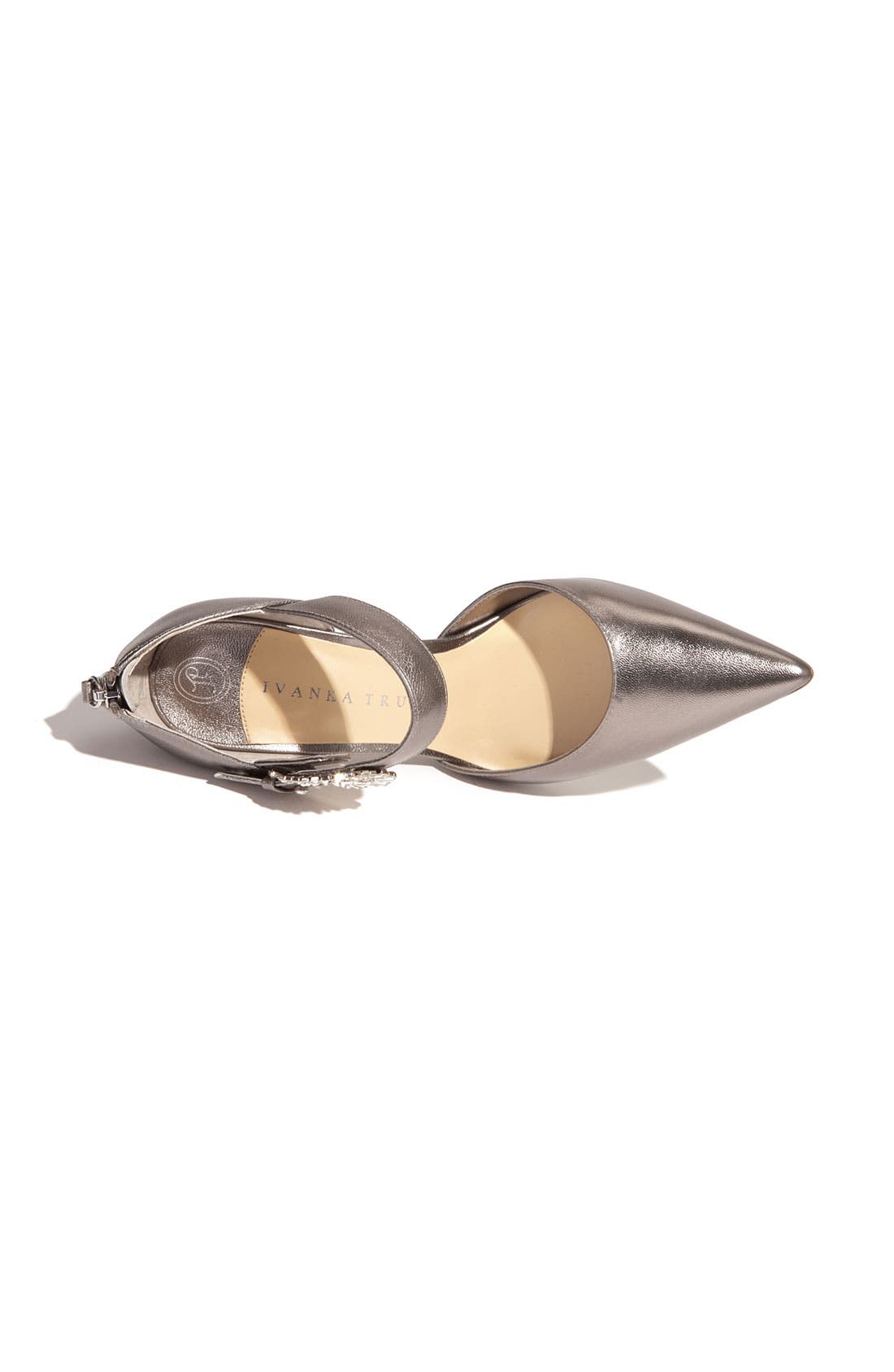 'Gloree' Pump, Alternate, color, PEWTER LEATHER