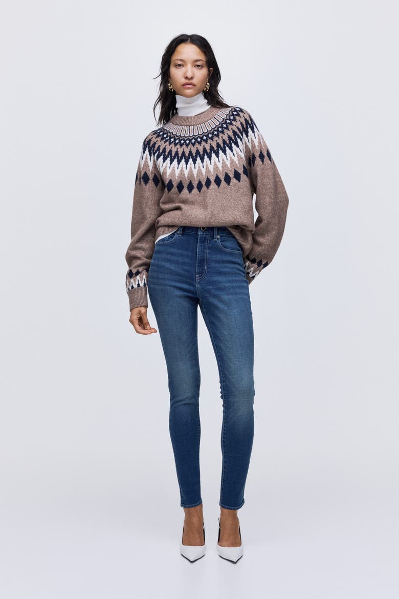 Skinny High Jeans, Alternate, color, Denim blue