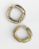 By Lilla Lime Champagne Capsule Bracelet Hairtie Set