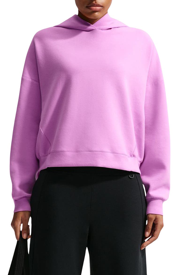 Oversize Hoodie, Main, color, LT MAGENTA/ BLACK