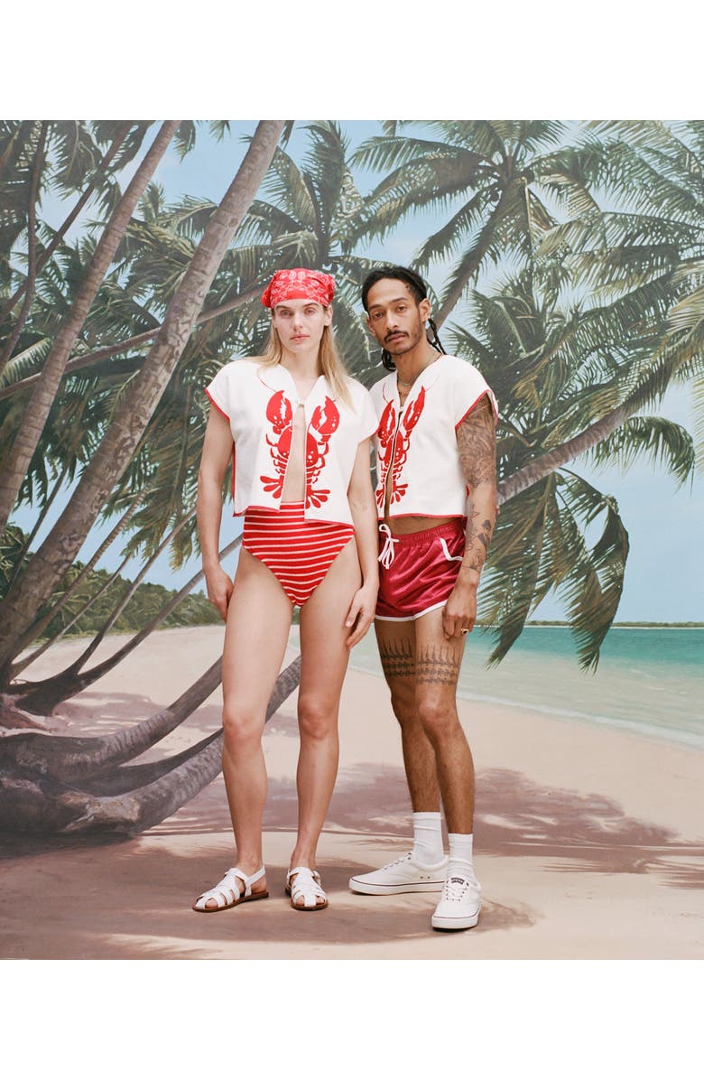 Tombolo 'Better Half' Hand Towel Top, Alternate, color, White