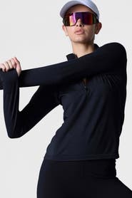 COZY ZERO Tech Merino Classic Fit Half Zip Long Sleeve Base Layer