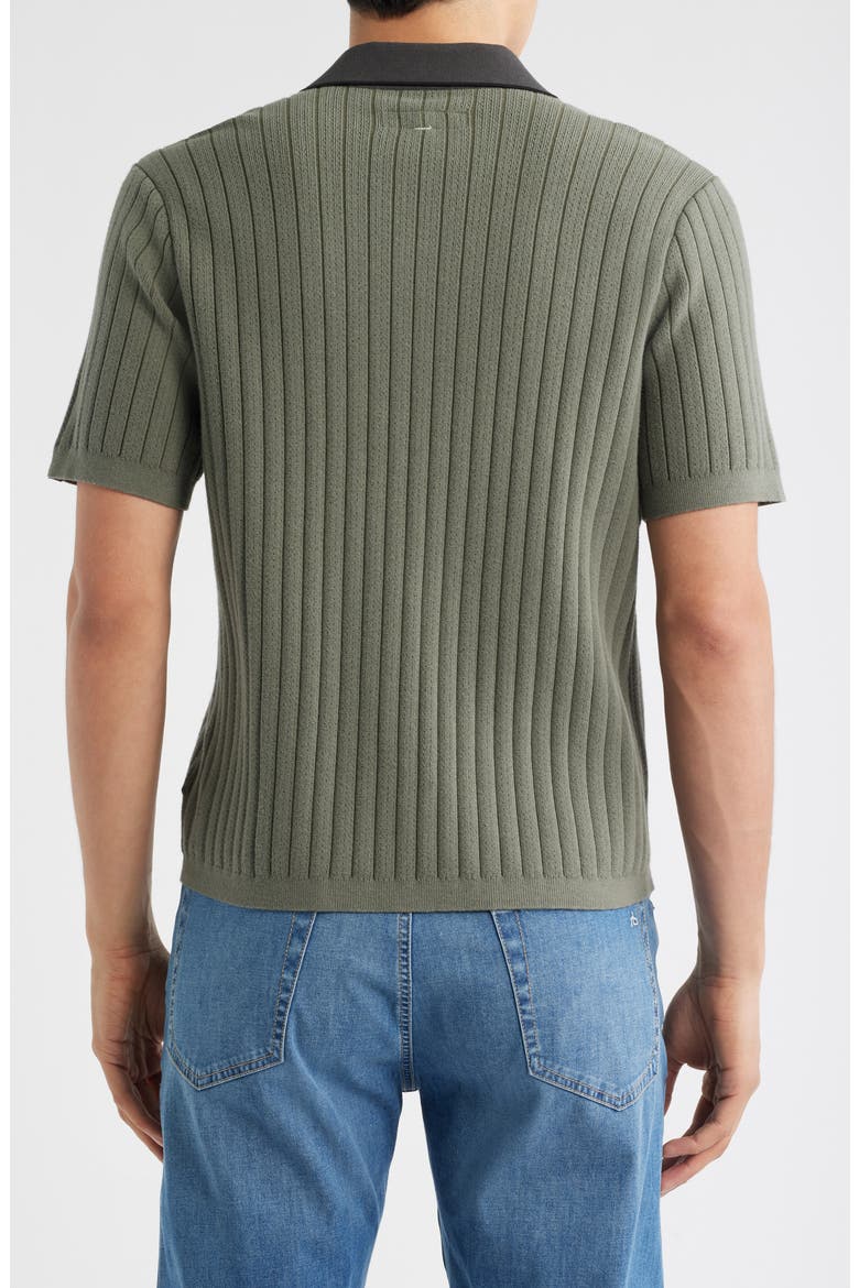 Sanford Rib Johnny Collar Polo, Alternate, color, PAVEMENT