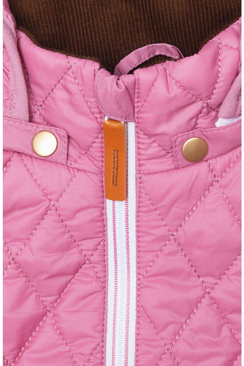 Girls Quilted Puffer Jacket, Alternate, color, Rose Pink