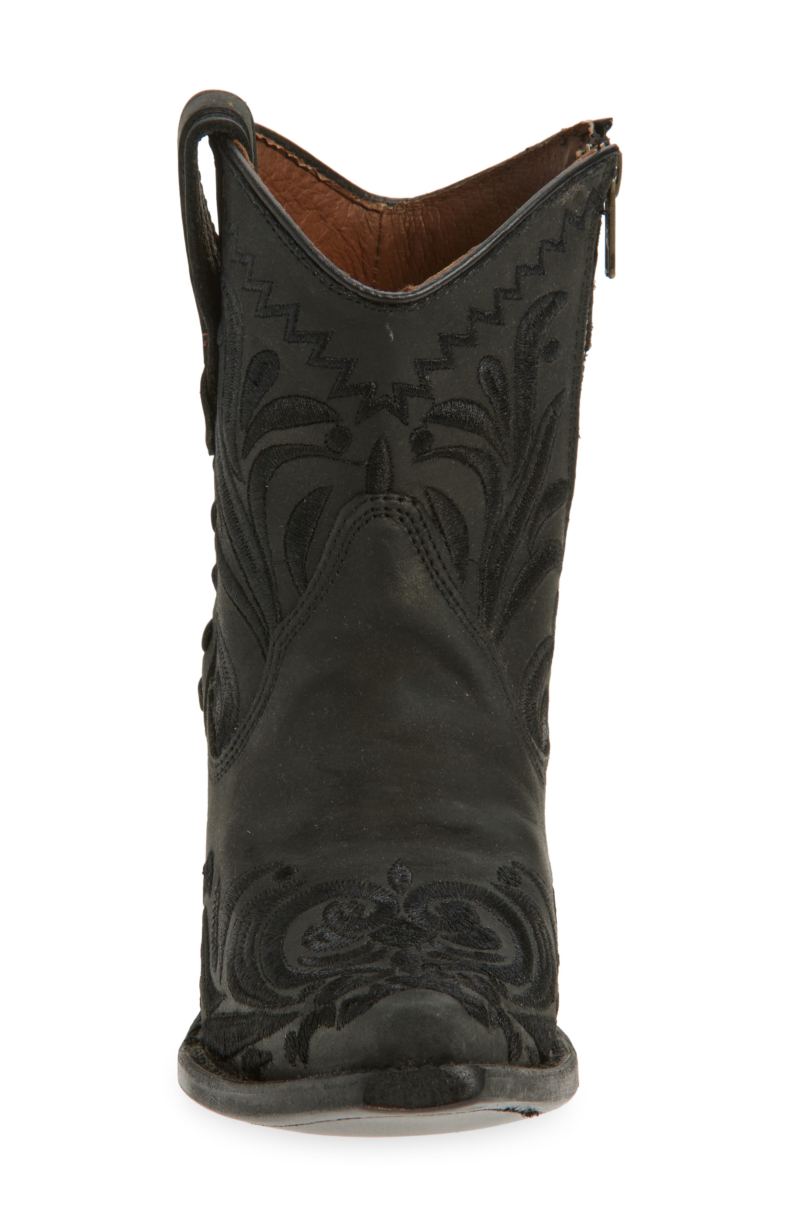 CIRCLE G Embroidered Western Ankle Boot, Alternate, color, 