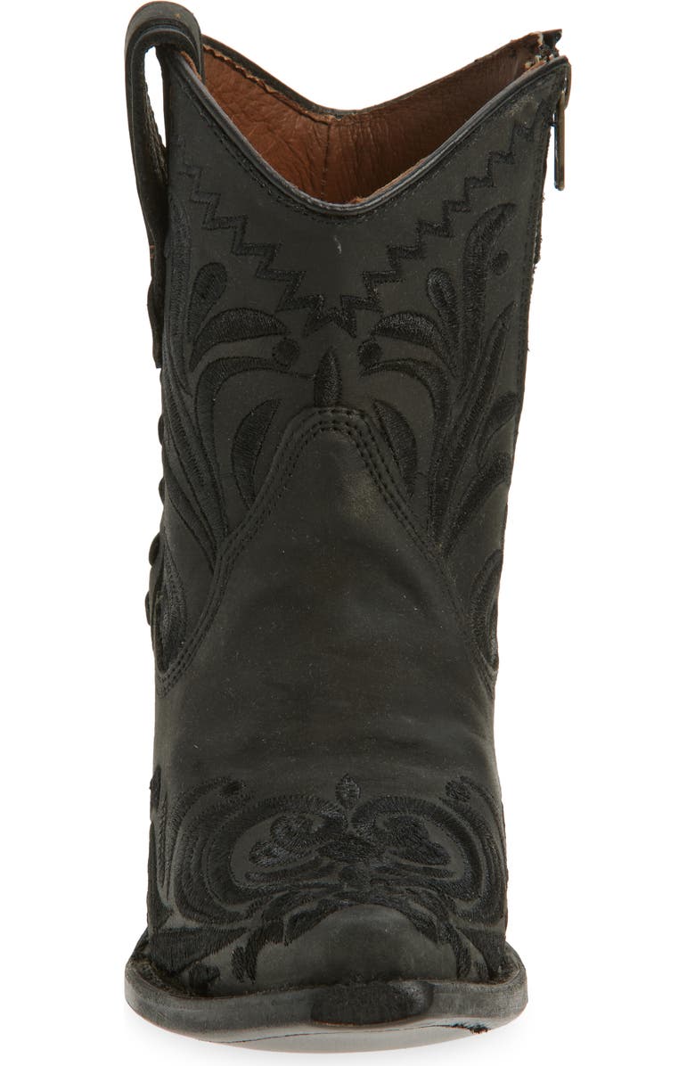 CIRCLE G Embroidered Western Ankle Boot, Alternate, color,