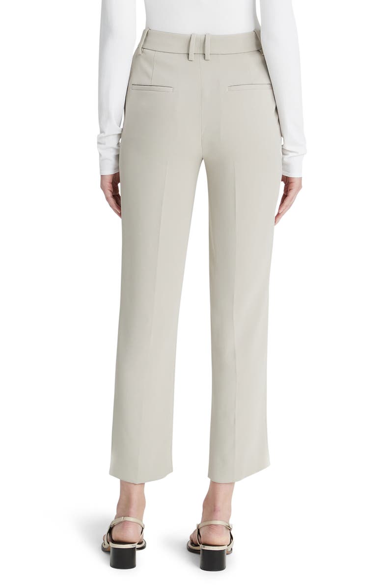Vince Tailored Straight Leg Crepe Pants, Alternate, color, Sepia