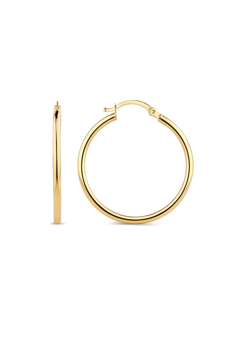 25mm Hoop Earrings in 14K Gold, Main, color, Yellow Gold