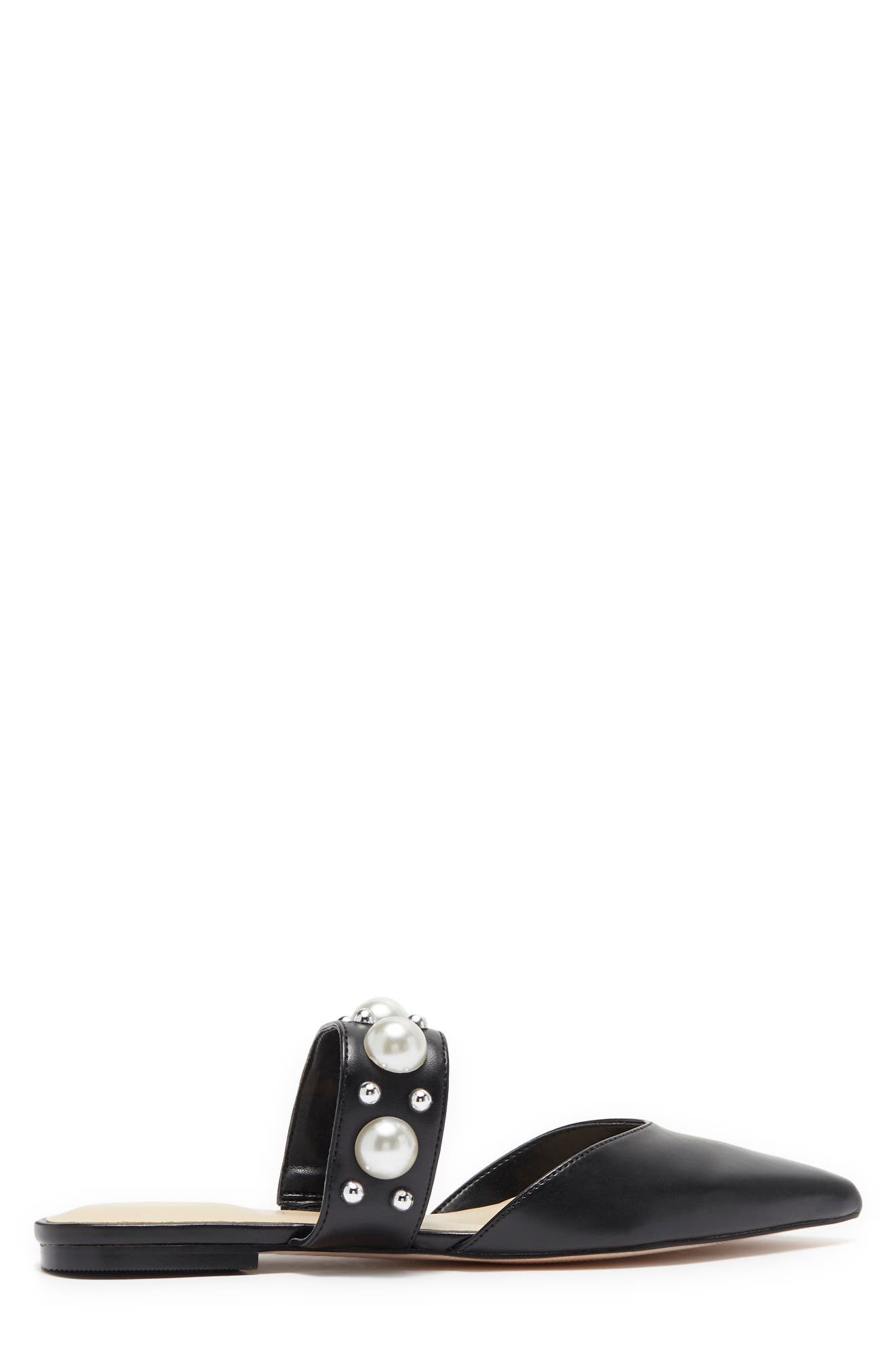 Nine West Studded Pointed Toe Slide, Alternate, color, 