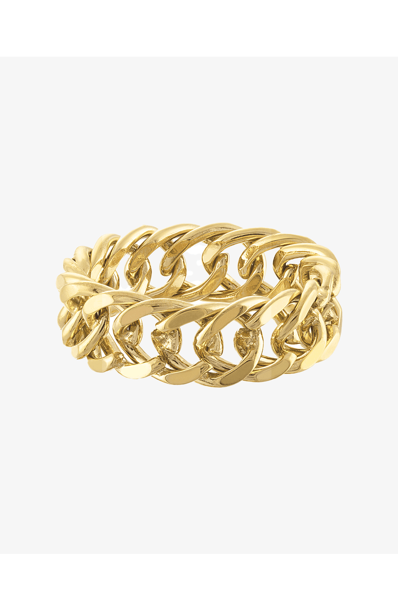 BEN ONI Curb Chain Link Ring, Main, color, Gold