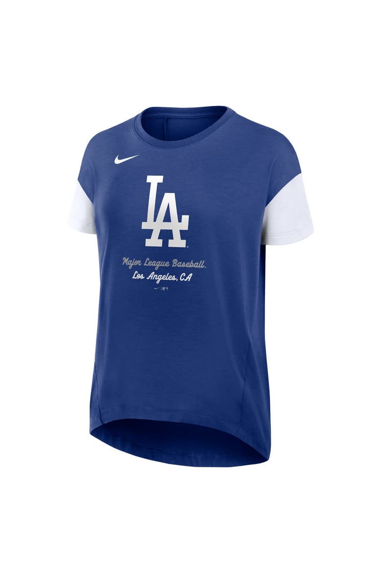 Women's Nike Royal Los Angeles Dodgers Flowy T-Shirt, Alternate, color, Royal