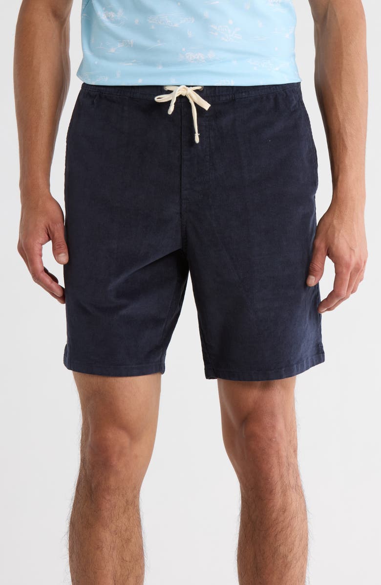 TravisMathew Cuddy Cabin Drawstring Shorts, Main, color, Total Eclipse