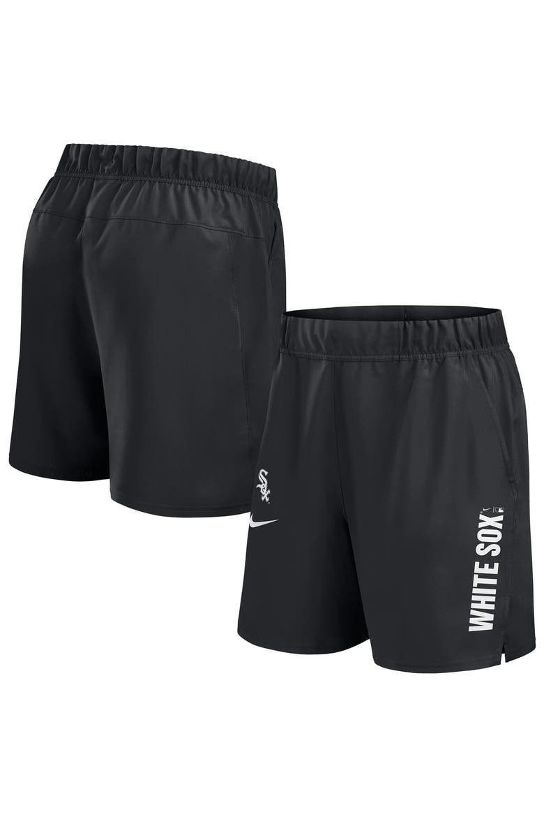 Men's Nike Black Chicago White Sox Woven Victory Performance Shorts, Main, color, Black