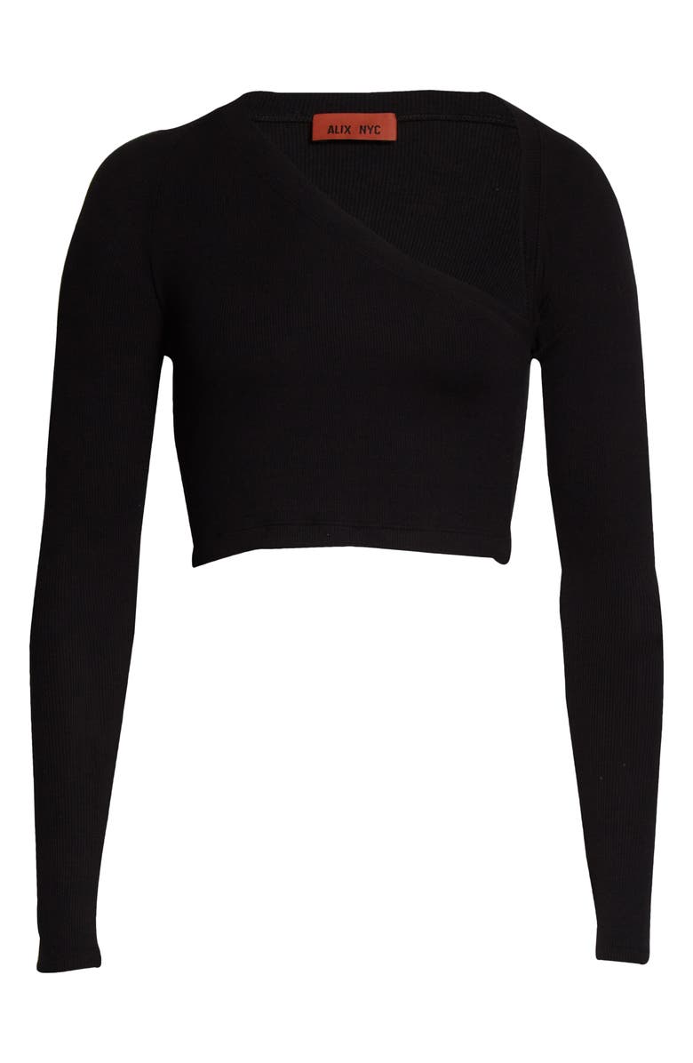 ALIX NYC Stratton Long Sleeve Crop Top, Alternate, color,