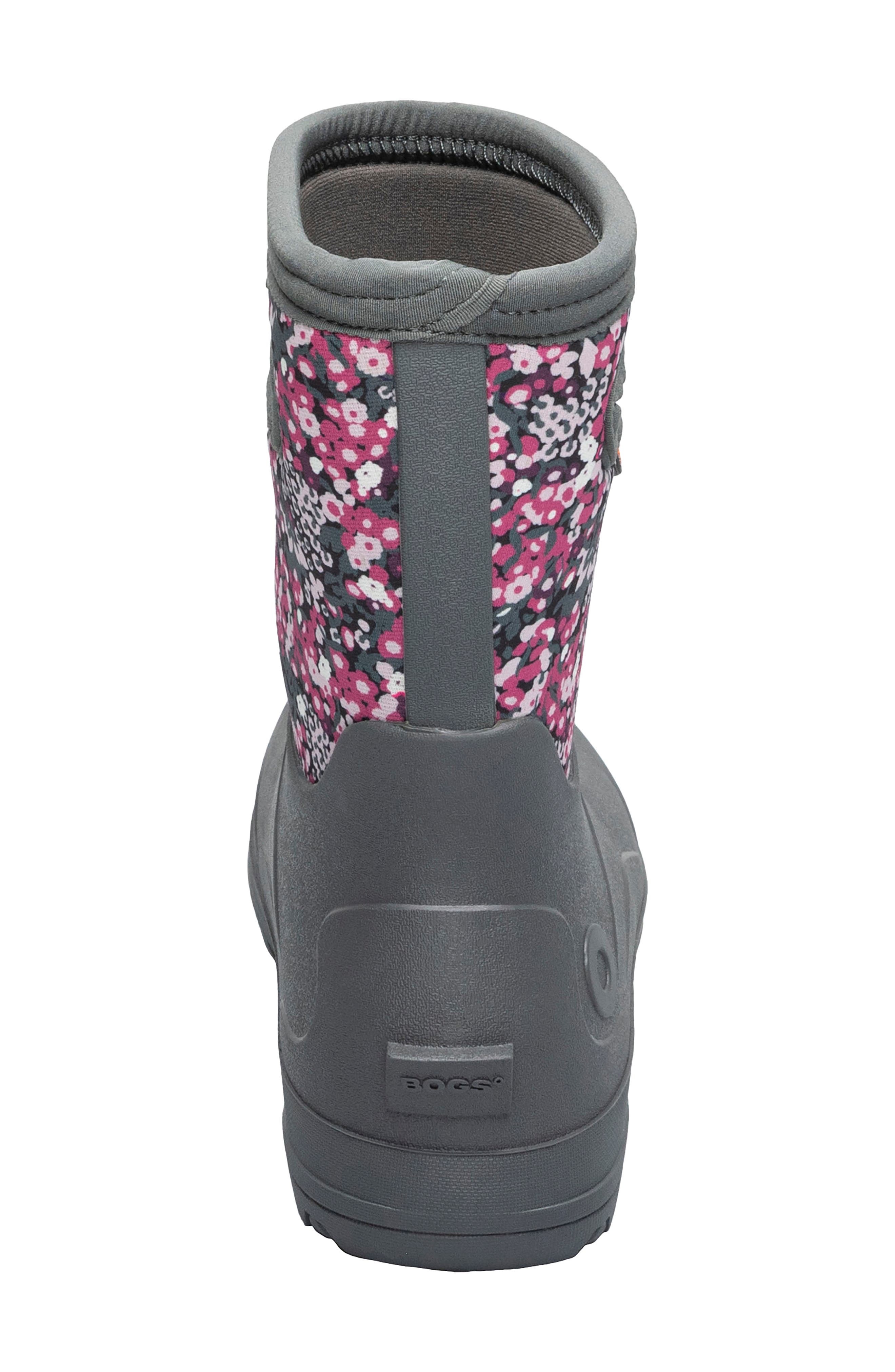 Kids' York Seamless Waterproof Rain Boot, Alternate, color, GRAY MULTI