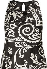 City Chic Jazlyn Cowl Neck Satin Top