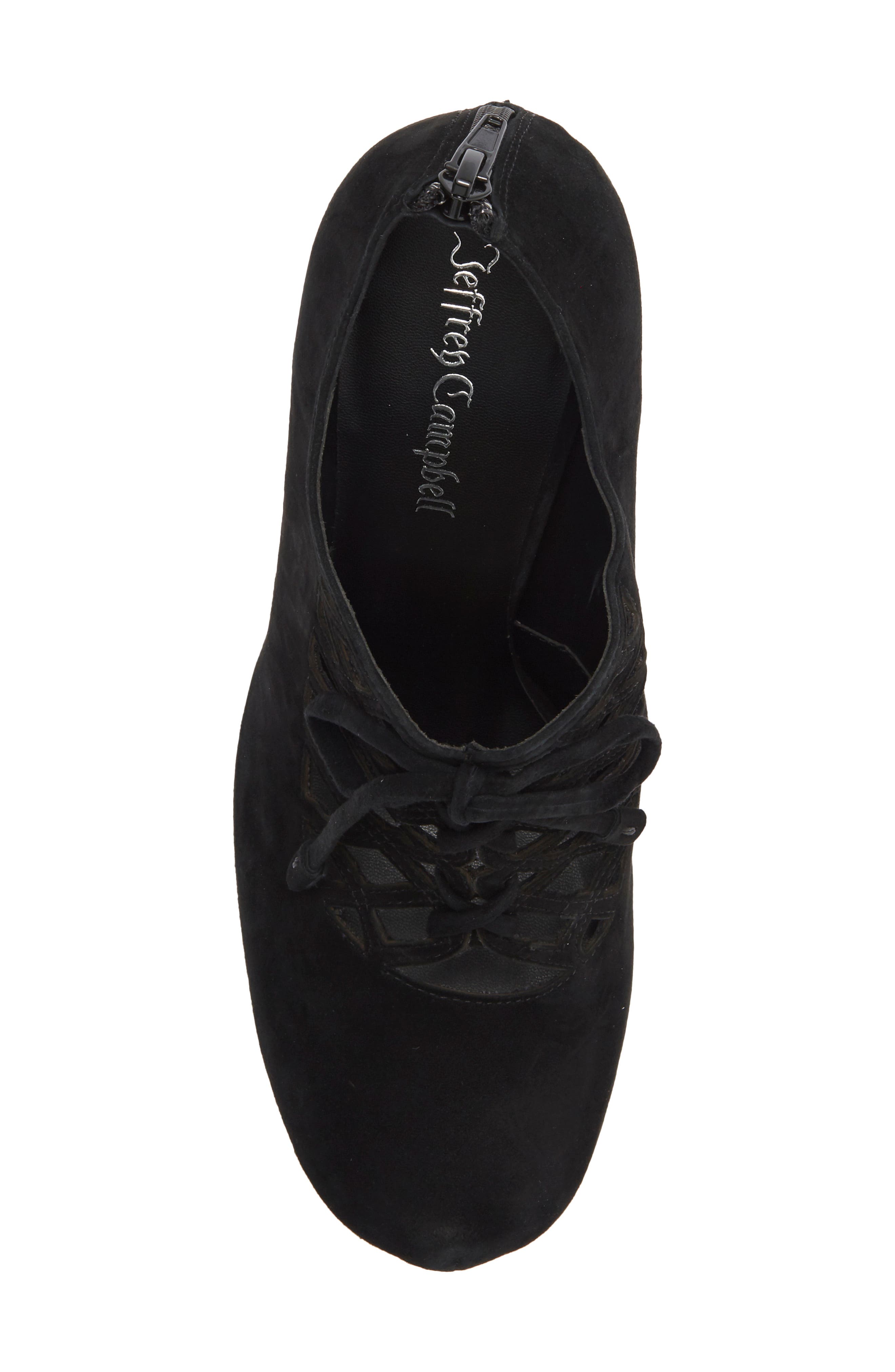 Jeffrey Campbell Chesire Pump, Alternate, color, Black Suede