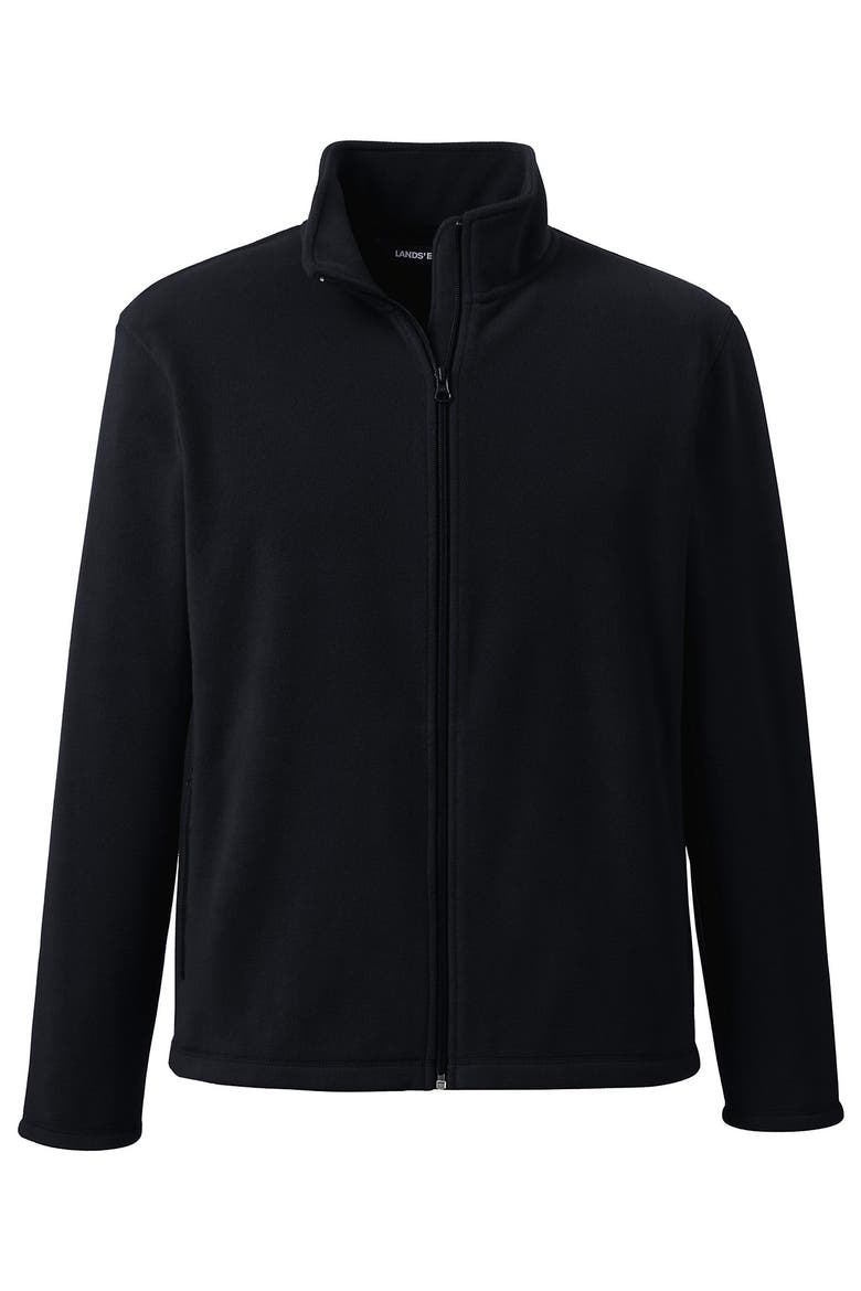 Full-Zip Mid-Weight Fleece Jacket, Alternate, color, Black