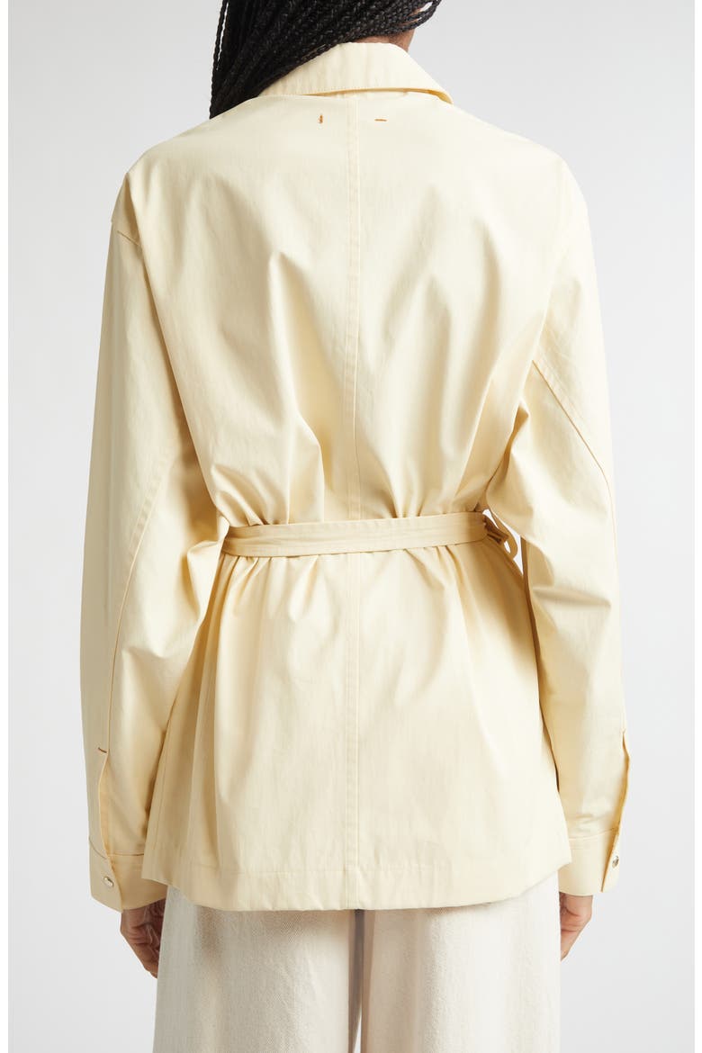 Coated Cotton Field Jacket, Alternate, color, BUTTER