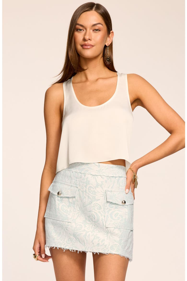 Zoey Lace Cargo Miniskirt, Alternate, color, BLUE BREEZE LACE