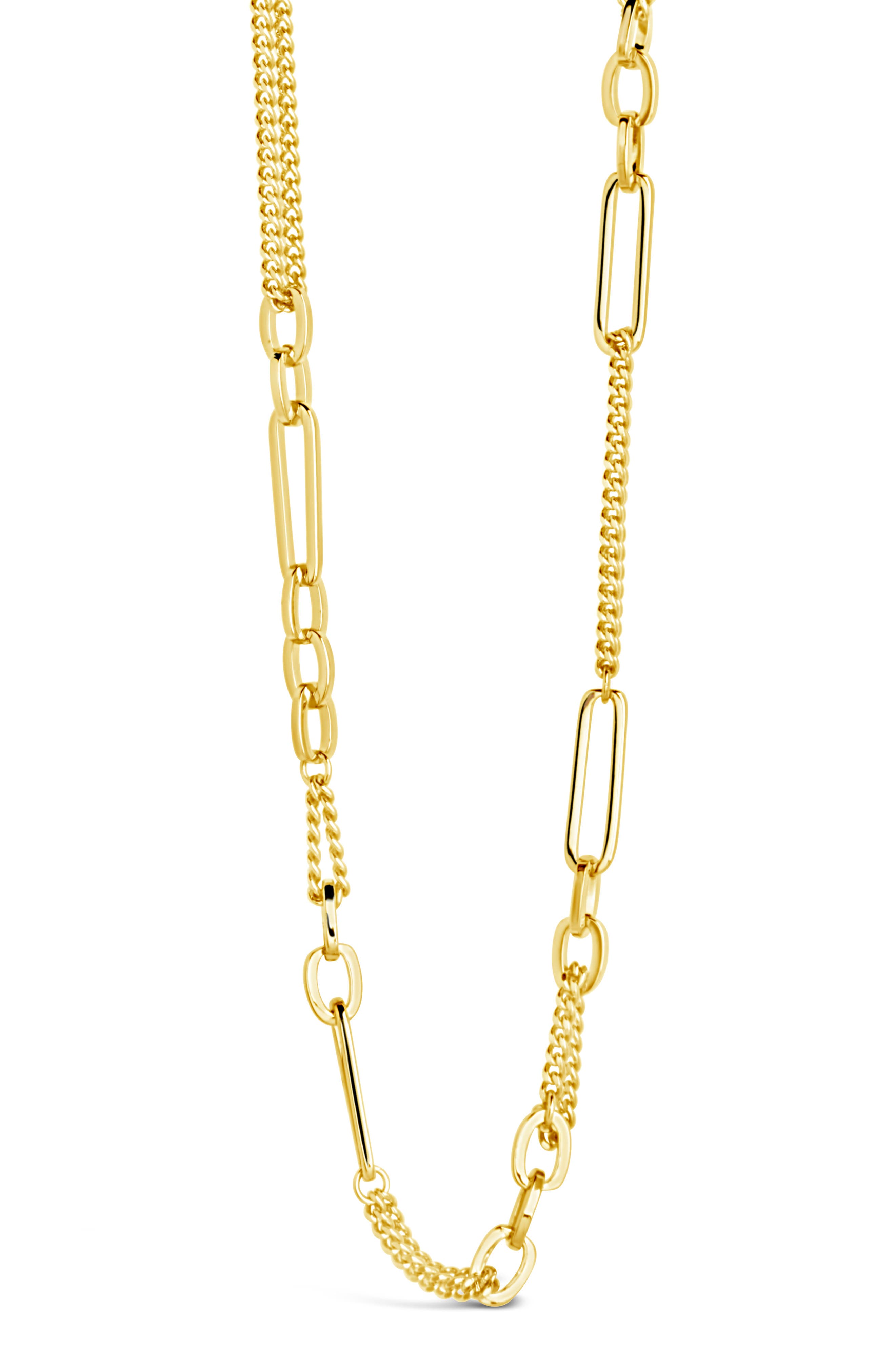 Sterling Forever Rowena Chain Link Necklace
