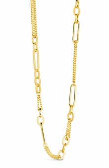 Sterling Forever Rowena Chain Link Necklace