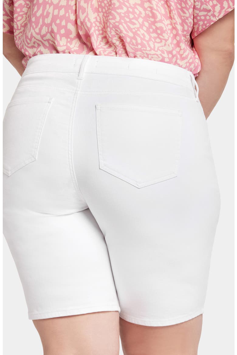 Briella Floral Print Bermuda Shorts, Alternate, color, OPTIC WHITE