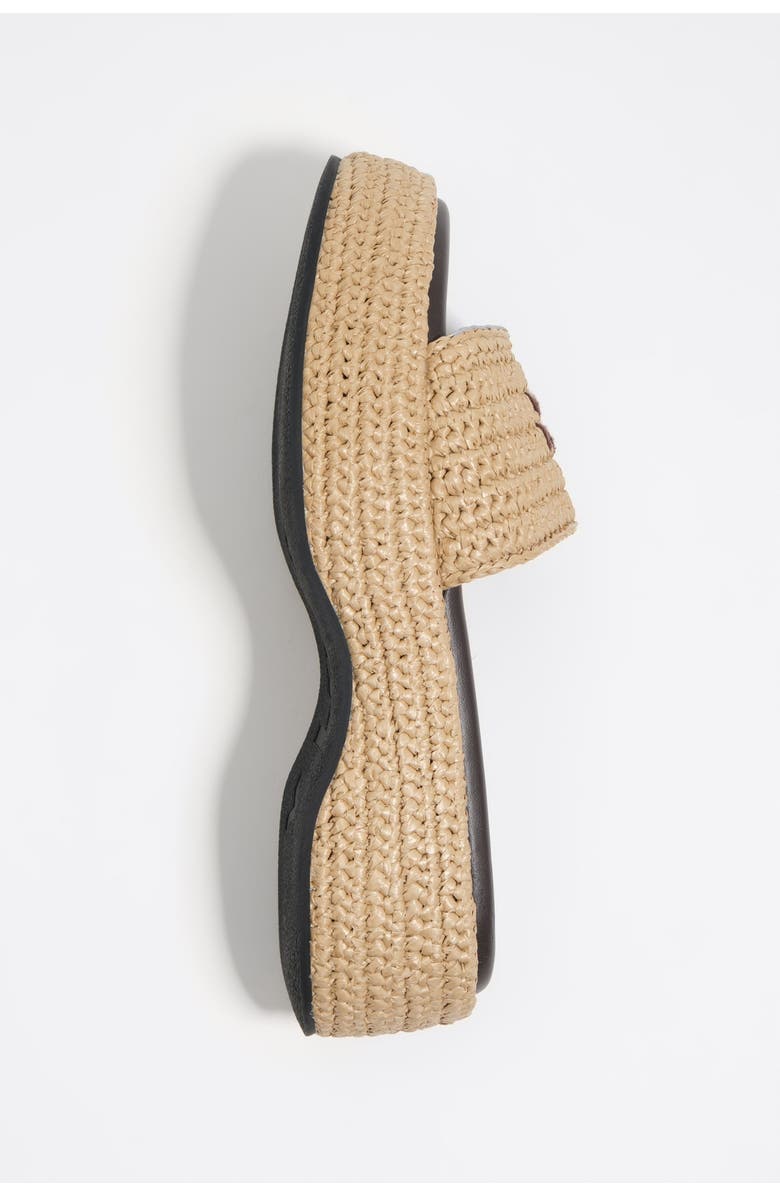 Bimba y Lola Raffia Sandals, Alternate, color, Natural